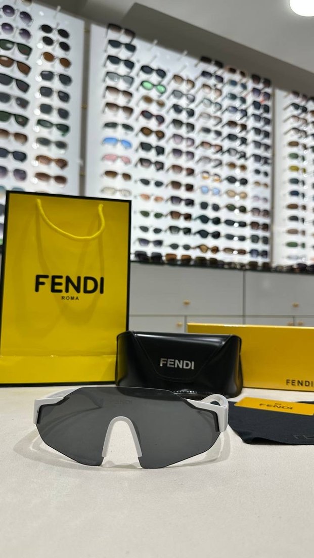 Fendi unisex Beyaz güneş  Gözlüğü - Görsel 2