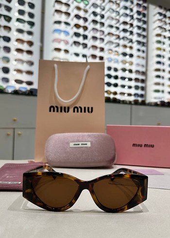 Miu Miu leopar Kadın Güneş Gözlüğü - Görsel 3