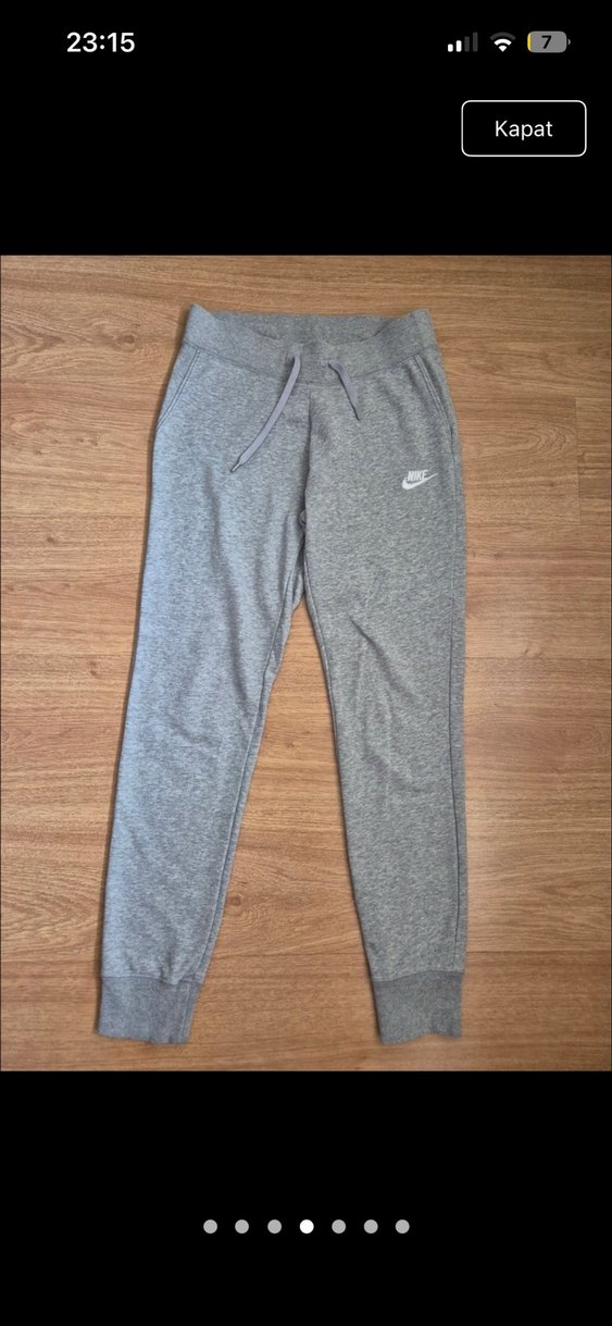 Nike Gri Kadın Spor Eşofman Altı - Görsel 4