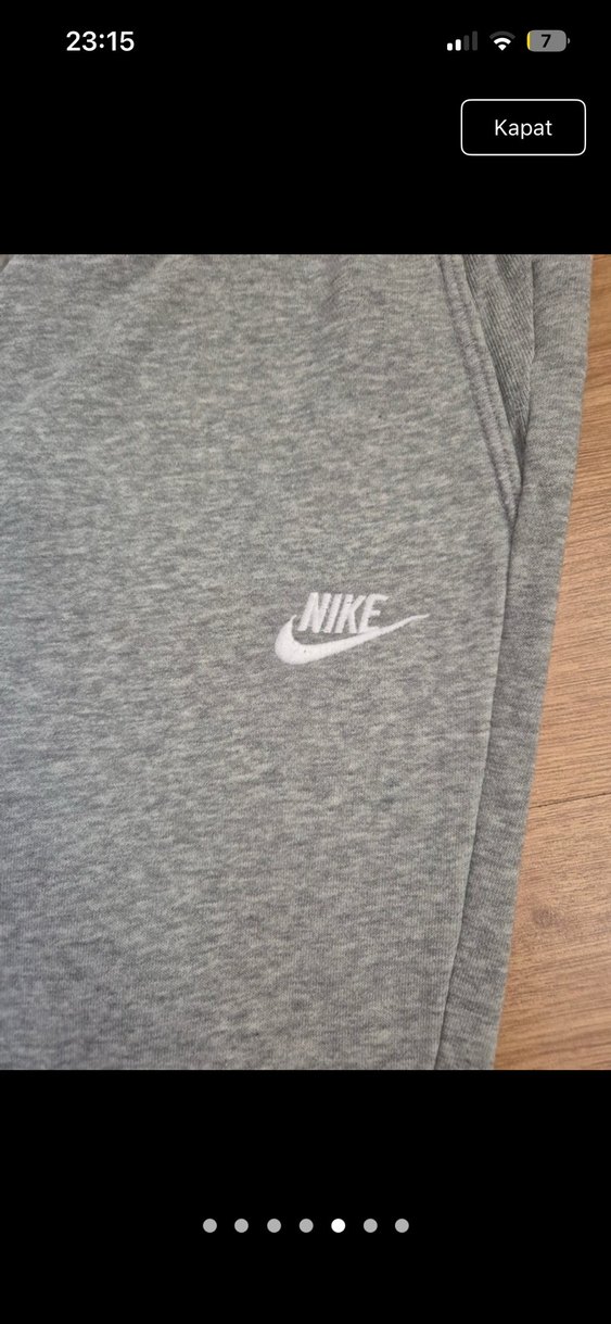 Nike Gri Kadın Spor Eşofman Altı - Görsel 5