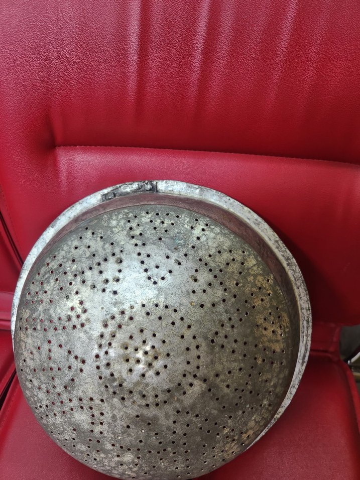 Delikli Metal Süzgeç Tabağı - Görsel 4