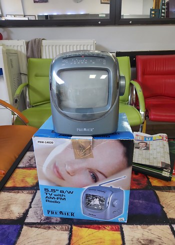 5.5" Siyah Beyaz TV ve Radyo, Velsan Garantili - Görsel 4