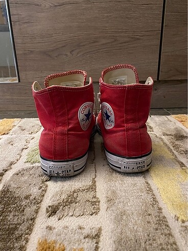40 Beden kırmızı Renk converse chuck taylor all star ayakkabı