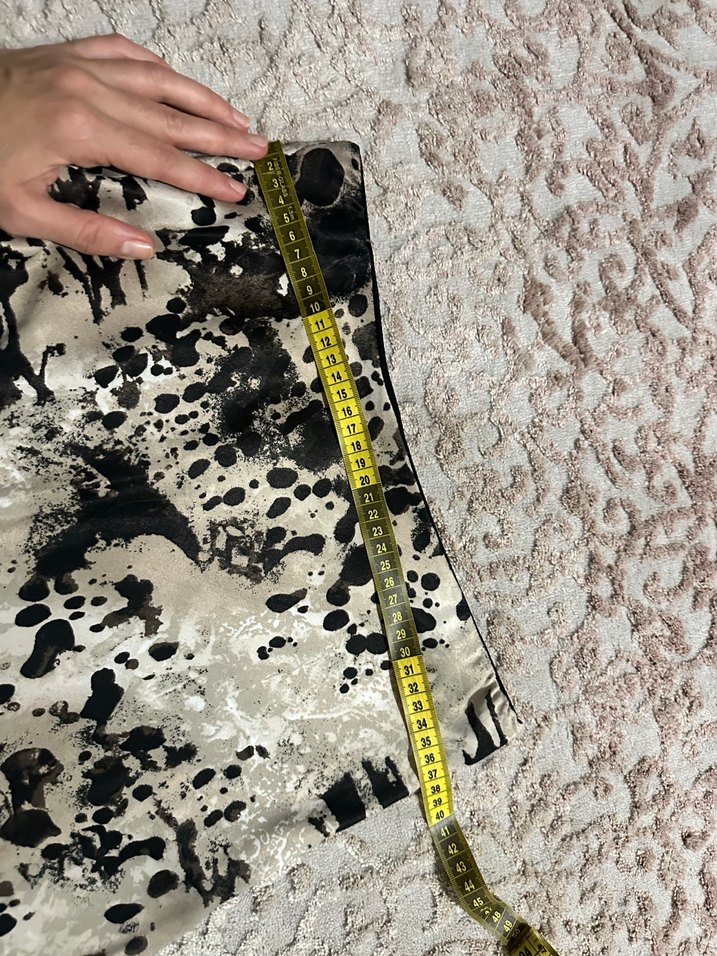 Midi boy saten etek - Görsel 4