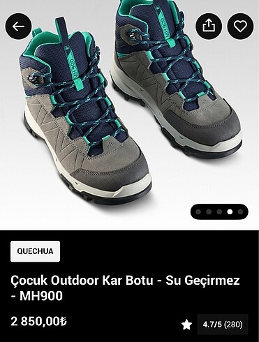 Erkek çocuk kar botu