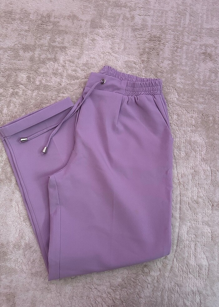 Mor renk pantolon - Görsel 3