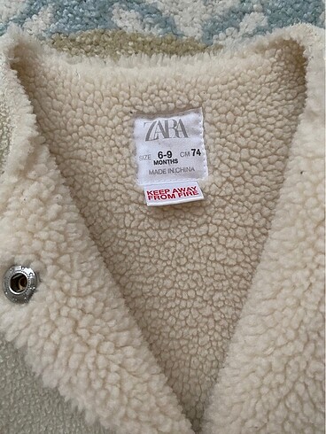9-12 Ay Beden Zara bebek mont ceket