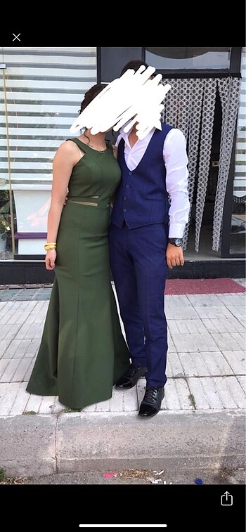 Balık uzun elbise