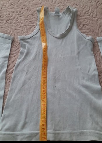 4 Yaş Beden beyaz Renk Beyaz Erkek Çocuk Atlet 6'lı Paket