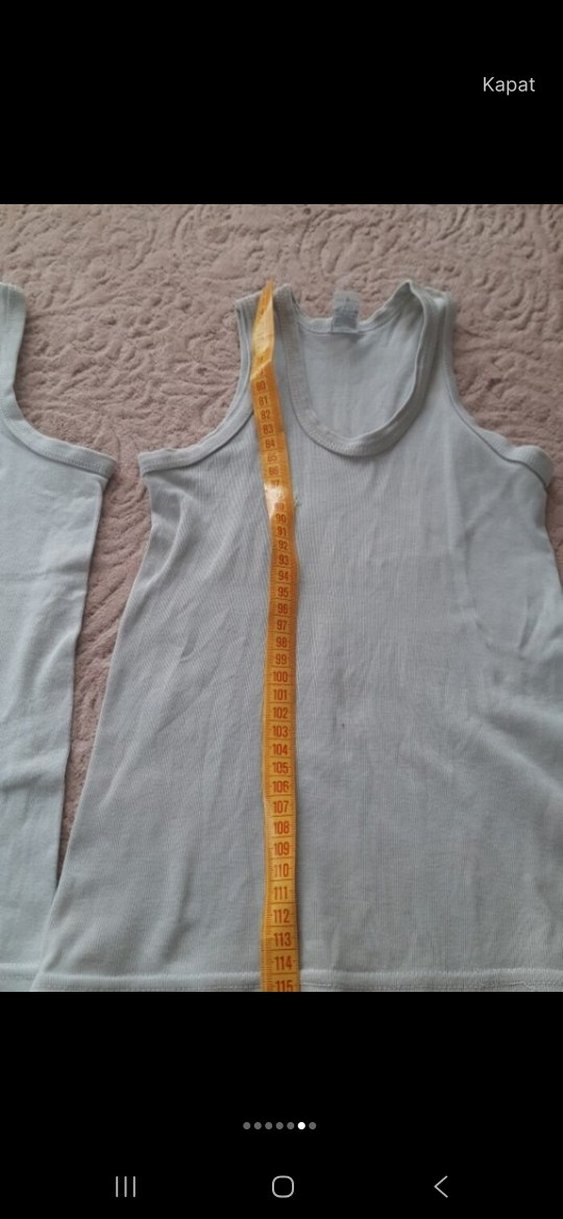 Beyaz Erkek Çocuk Atlet 6'lı Paket - Görsel 5