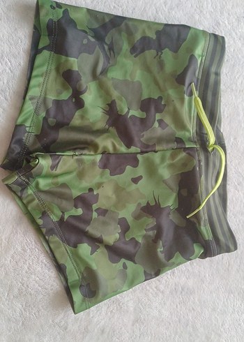 Erkek Çocuk Kamuflaj Desenli Yeşil Mayo - Görsel 4