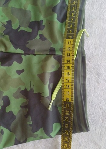 Erkek Çocuk Kamuflaj Desenli Yeşil Mayo - Görsel 9