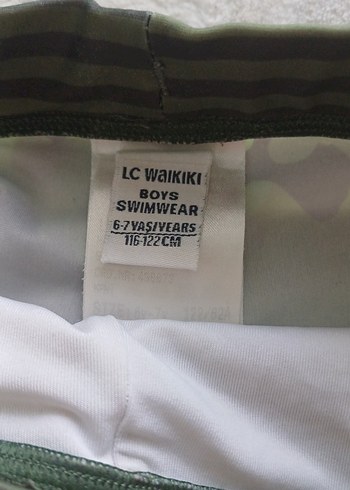 Erkek Çocuk Kamuflaj Desenli Yeşil Mayo - Görsel 3