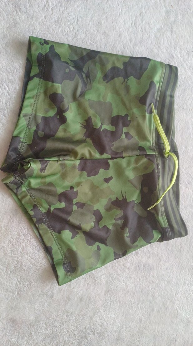 Erkek Çocuk Kamuflaj Desenli Yeşil Mayo - Görsel 4