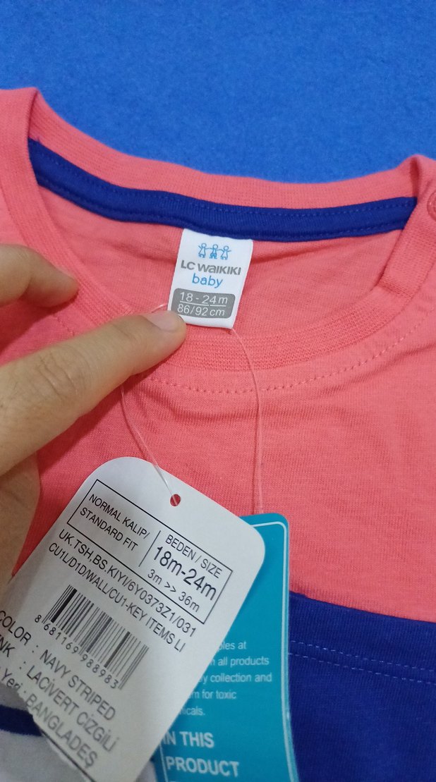 Kız Çocuk Uzun Kollu Pamuklu Tişört - Görsel 3