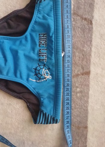 Mavi Biker Desenli Erkek çocuk Mini Mayo - Görsel 7