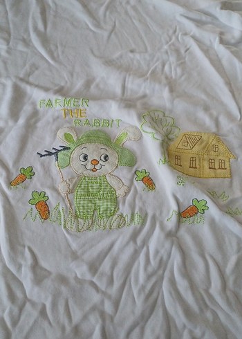 Beyaz Nakışlı Çocuk Battaniyesi - Görsel 8