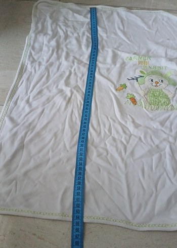 Beyaz Nakışlı Çocuk Battaniyesi - Görsel 6