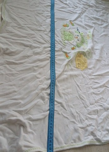 Beyaz Nakışlı Çocuk Battaniyesi - Görsel 3