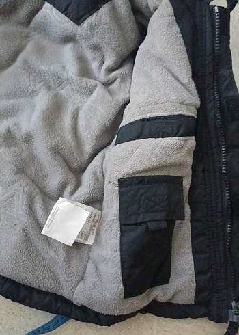 Kemerli Siyah Erkek Çocuk Mont - Görsel 6