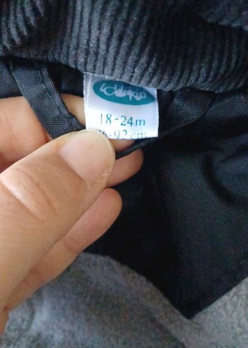 Kemerli Siyah Erkek Çocuk Mont - Görsel 8