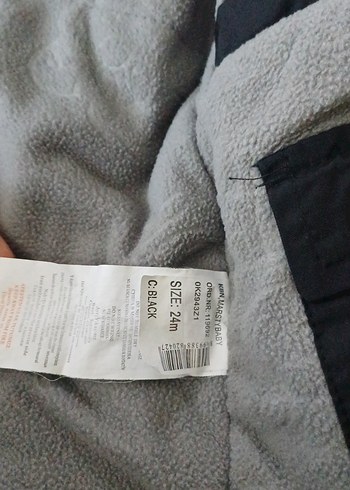 Kemerli Siyah Erkek Çocuk Mont - Görsel 7