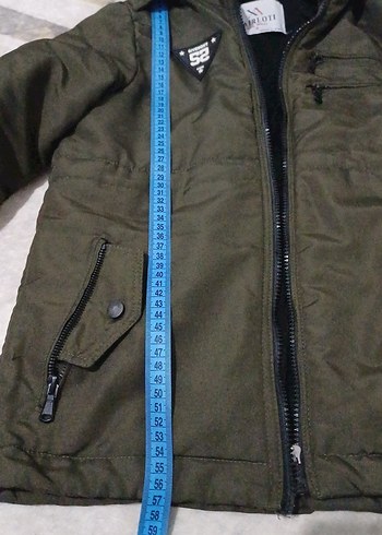 Kahverengi Kapüşonlu erkek çocuk Kışlık Mont - Görsel 11