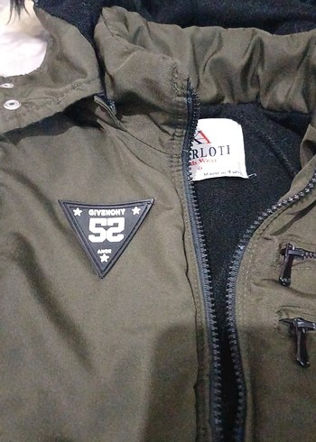 Kahverengi Kapüşonlu erkek çocuk Kışlık Mont - Görsel 4