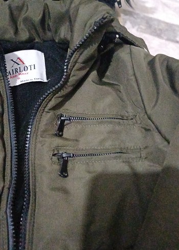 Kahverengi Kapüşonlu erkek çocuk Kışlık Mont - Görsel 5