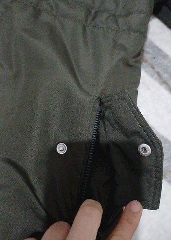 Kahverengi Kapüşonlu erkek çocuk Kışlık Mont - Görsel 9