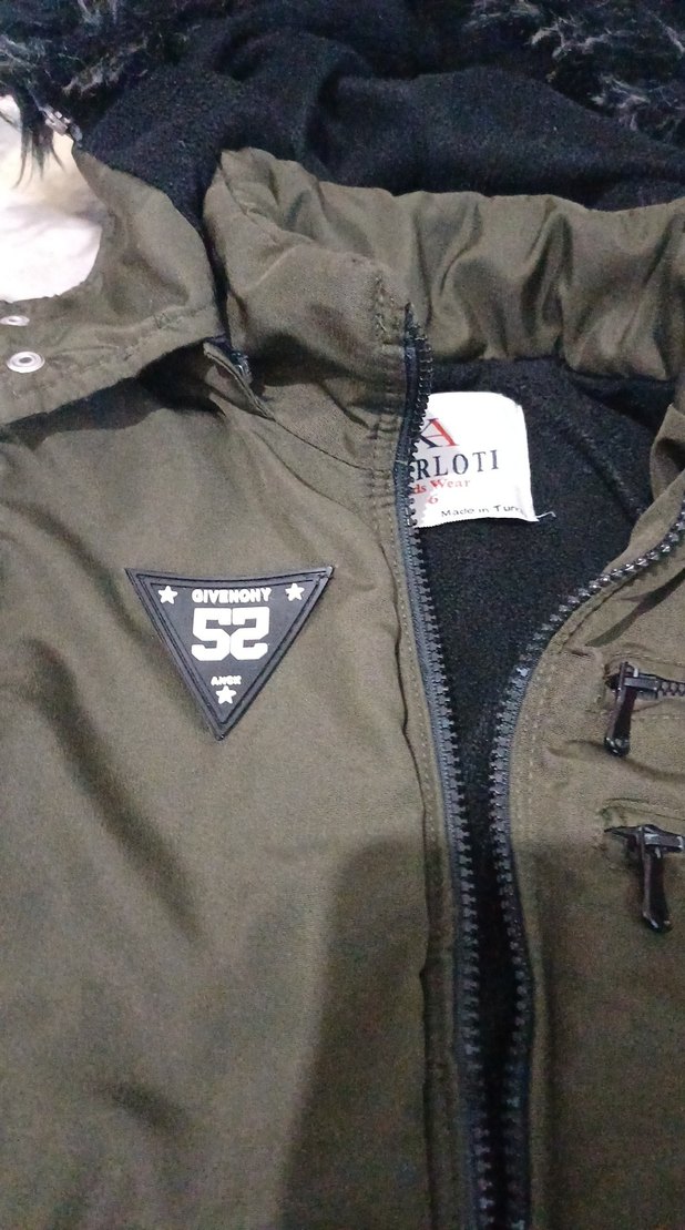 Kahverengi Kapüşonlu erkek çocuk Kışlık Mont - Görsel 4