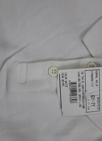 LC Waikiki Lcw sıfır ürün uzun kollu yakalı beyaz tşört