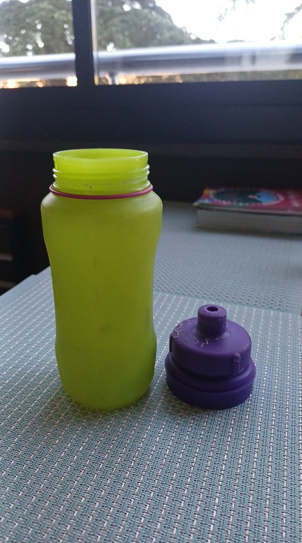 Mor Kapaklı Renkli suluk tupperware - Görsel 4