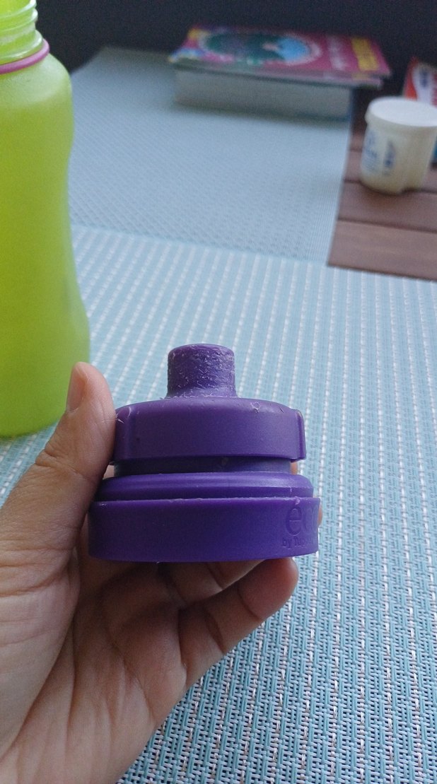 Mor Kapaklı Renkli suluk tupperware - Görsel 5