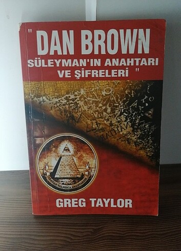 DAN BROWN süleyman 'ın anahtarı ve şifreleri.