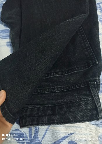 Düğmeli Mavi Tie-Dye erkek Jean - Görsel 14