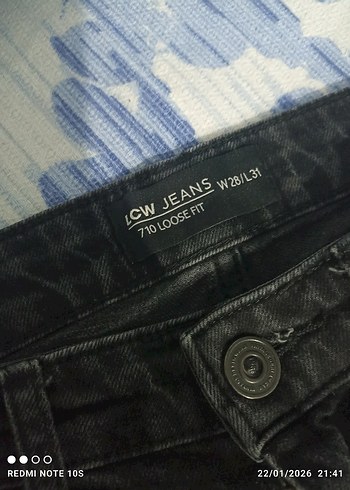 Düğmeli Mavi Tie-Dye erkek Jean - Görsel 9