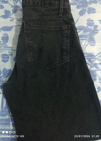 Düğmeli Mavi Tie-Dye erkek Jean - Görsel 11