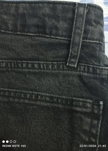 Düğmeli Mavi Tie-Dye erkek Jean - Görsel 10