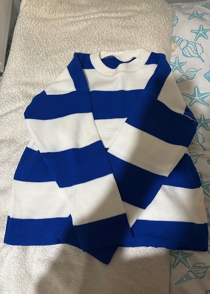 Çizgili kazak - Görsel 2