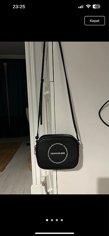 Calvin Klein Siyah Çapraz Çanta