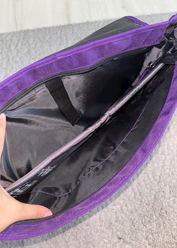 Diğer Mor Kadın Laptop Çantası Fermuarlı