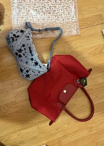 Longchamp kırmızı longchamp m boy medium