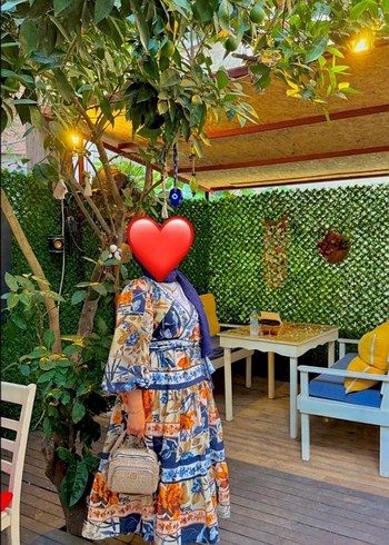 Bohem Çok Renkli Uzun Elbise - Görsel 3