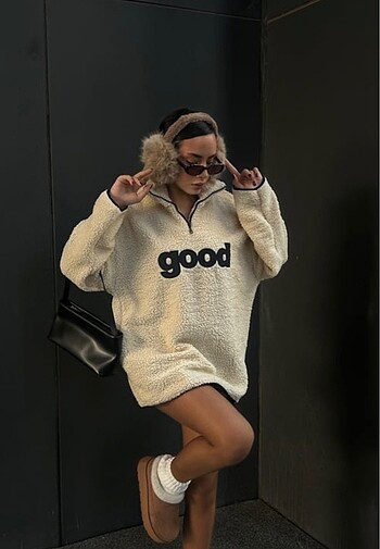l Beden peluş sweat