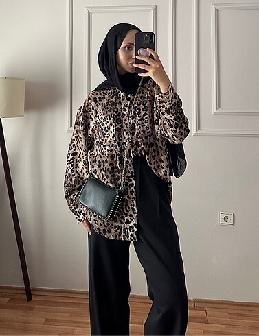 Trendyol & Milla leopar gömlek