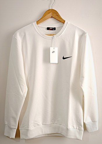 Beyaz Nike Erkek Sweatshirt