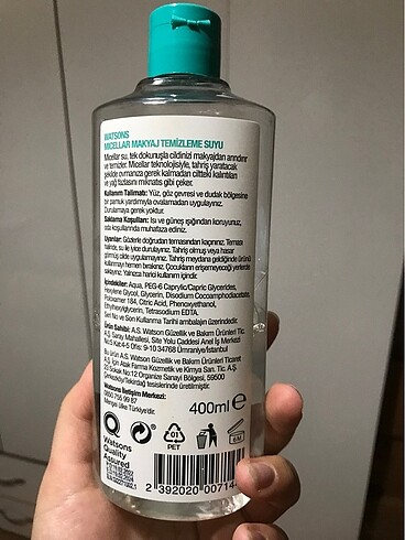Beden Renk Makyaj temizeleme suyu + collegen serum