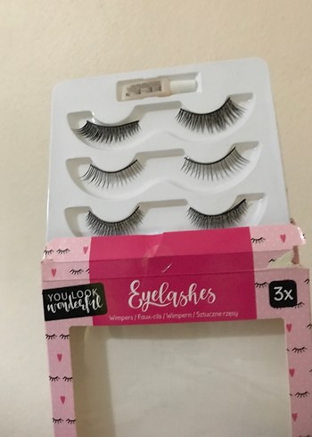 Takma Kirpik Seti ve Makyaj Temizleyici - Görsel 3