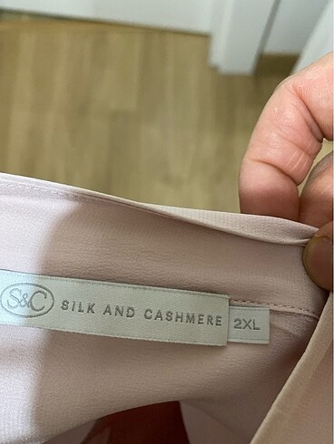 Silk & Cashmere Şifon gömlek